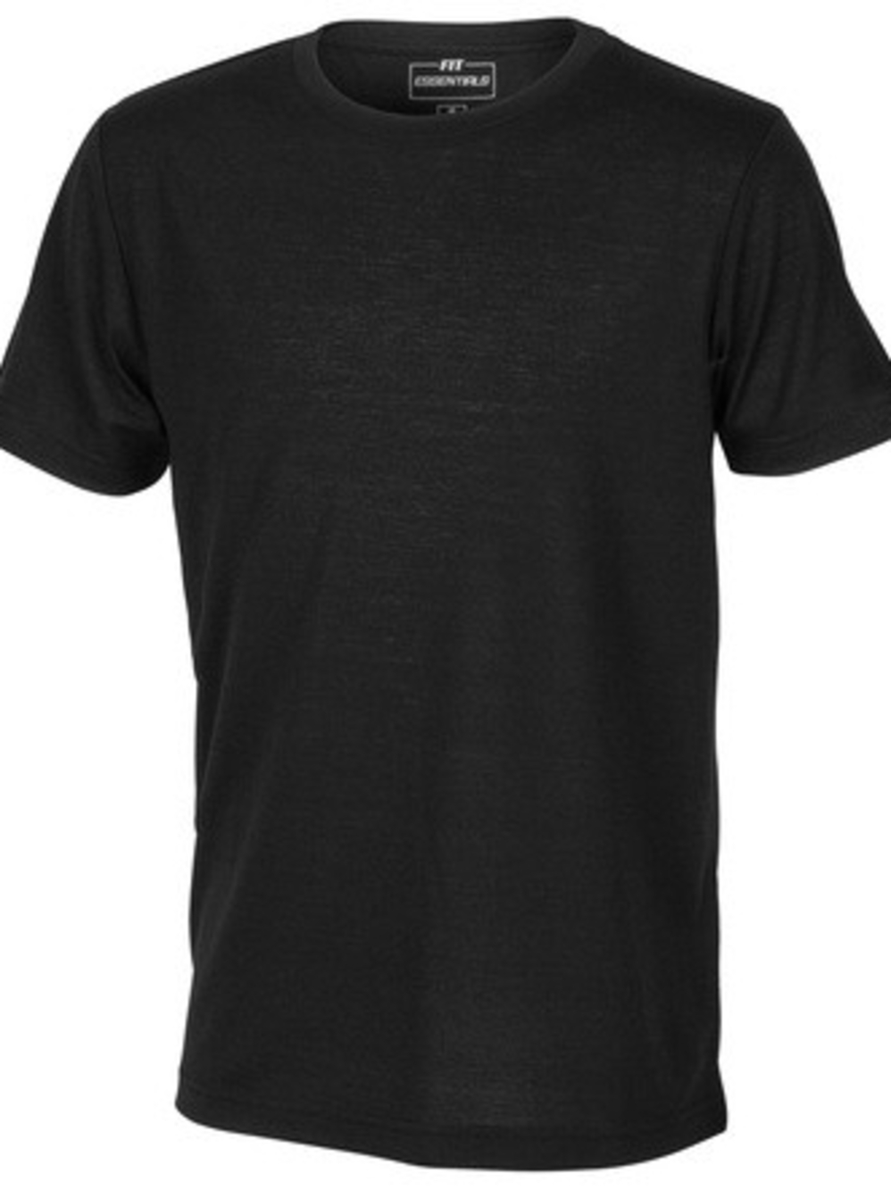 Essentials Black Short Sleeve Crew Tee